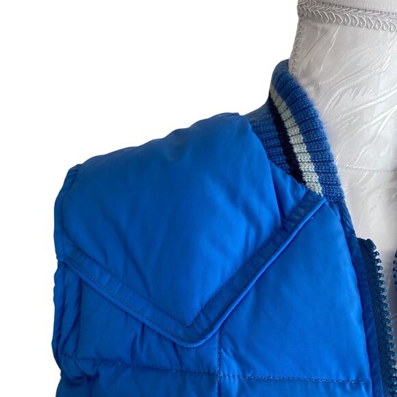 Vintage 80s Walls Blue Blizzard Pruf Down I Puffer Ski Winter Vest Size 40 - Picture 10 of 16